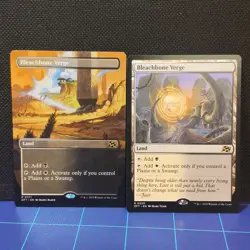 Bleachbone Verge (Borderless) - Aetherdrift (DFT) Land#0371 Both versions lot - Image 1