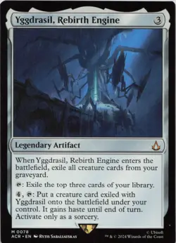 Yggdrasil, Rebirth Engine M Universes Beyond: Assassin's Creed 78 - LP MTG - Image 1