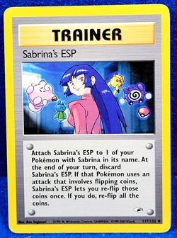 Sabrina's ESP Gym Heroes Near Mint 117/132 Regular Pokemon Trainer Uncommon - Image 1