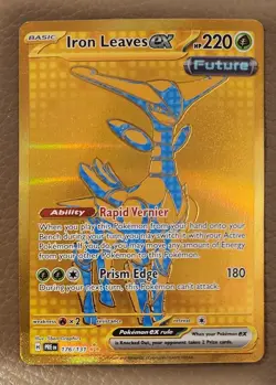 Pokemon Iron Leaves ex 176/131 Sv: Prismatic Evolutions Holo NRMT - Image 1
