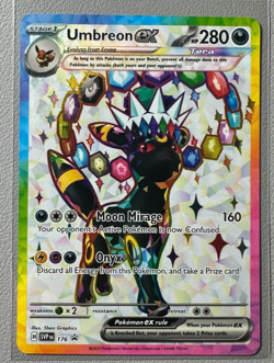 Pokemon Prismatic Evolutions Umbreon ex 176 SVP176 Figure Collection DINGS 2 - Image 1
