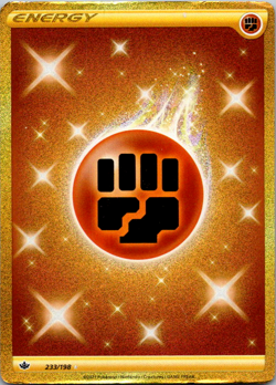 Fighting Energy 233/198 🇨🇦 Pokemon Chilling Reign Sword & Shield Secret Rare - Image 1