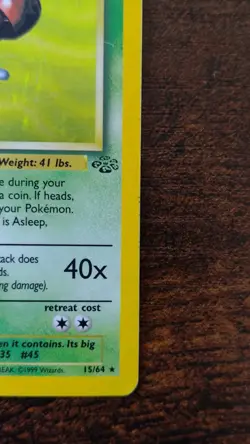 Pokemon TCG Vileplume Jungle 31/64 Regular Unlimited Rare - Image 5