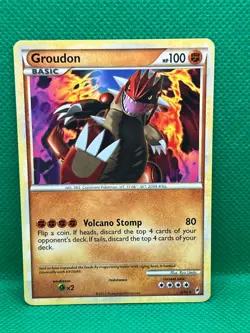Pokemon Tcg Groudon 6/95 Call of Legends Non Holo - Image 1