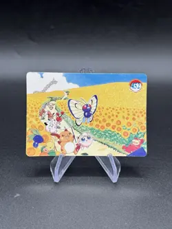 Pikachu UnderWater Holo Pokemon Vintage Pocket Monster Vending Prism Sticker 458 - Image 2