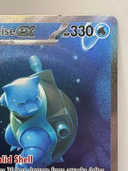 Blastoise ex Special Illustration Rare Pokemon TCG Scarlet & Violet 200/165 - Image 3