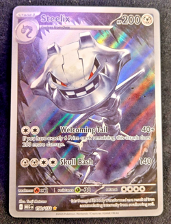 Pokemon TCG Steelix 150/132 ME01: Mega Evolution Illustration Rare Holofoil NM - Image 1