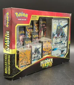 Pokemon TCG Hidden Fates Premium Powers Collection Box Sealed - Image 3