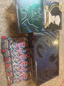 SEALED Pokemon Lot Mega Charizard Ex UPC Mega Evolutions Masquerade Etb 8x Packs - Image 2
