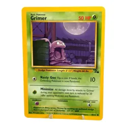 Pokemon - Grimer - Fossil 48/62 - 1999 Non Holo - LP - Image 1
