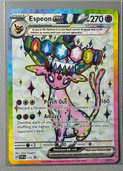 Pokemon Prismatic Evolutions Espeon ex 175 SVP175 Figure Collection promo DING 2 - Image 1