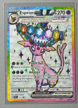 Pokemon Prismatic Evolutions Espeon ex 175 SVP175 Figure Collection Promo 2 - Image 1