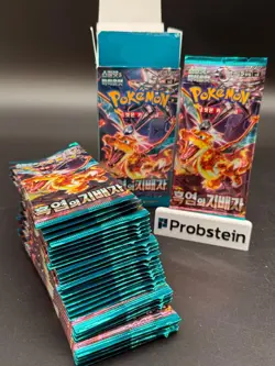Lot of (30) Pokemon Korean SV3 Ruler of the Black Flame Booster Packs Sealed - Image 1