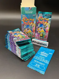 Lot of (30) Pokemon Korean SV9 Battle Partners Booster Pack Sealed - Image 1