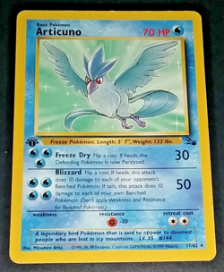 POKEMON 1ST EDITION FOSSIL NON HOLO LOT: AERODACTYL ARTICUNO HAUNTER RAICHU + 1 - Image 4