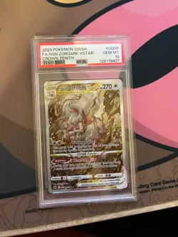 2023 Pokemon SWSH Full Art Hisuian Zoroark VSTAR #GG56 PSA GEM MINT 10 - Image 1