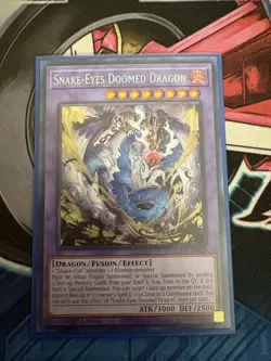 Yu-Gi-Oh! M Secret Rare Snake-Eyes Doomed Dragon - Image 1