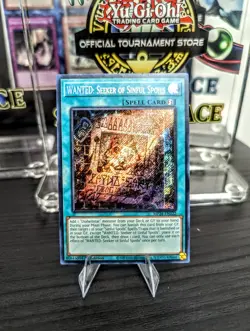 Yu-Gi-Oh! WANTED: Seeker of Sinful Spoils **MISPRINT** Secret Rare MP24-EN122 NM - Image 1