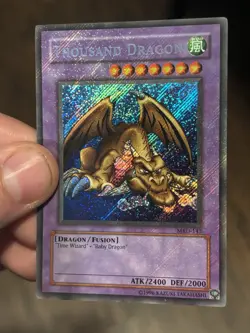 Yugioh Thousand Dragon MRD-143 Secret Rare Unlimited HEAVY HOLO BLEED ERROR - Image 1