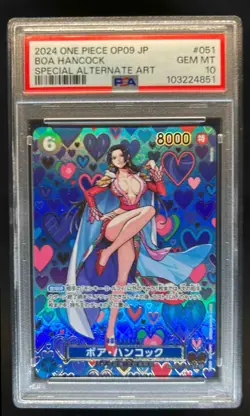 2024 One Piece 500 Years JP Boa Hancock Alternate Art Special #OP07-051 PSA 10 - Image 1