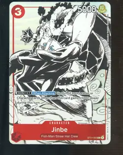 One Piece English ST01 Gift Collection Foil Promo #005 Jinbe - Image 1