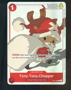 One Piece English ST01 Gift Collection Foil Promo #006 Tony Tony Chopper - Image 1