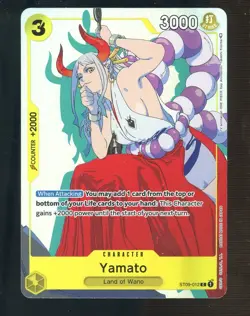 One Piece English ST09 Gift Collection Foil Promo #012 Yamato - Image 1