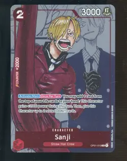 One Piece English OP01 Premium Collection 25th Edition #013 Sanji - Image 1