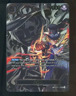 One Piece English OP07 Alternate Art Secret Rare #118 Sabo - Image 1