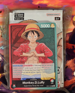 One Piece CCG Demo Deck Pre-errata 2022 All Contents Original Packaging (Sealed) - Image 1
