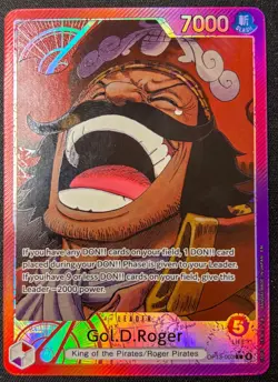 Gol D Roger OP13-003 Leader Alt Art - Carrying On His Will - One Piece TCG - Image 3
