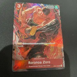 One Piece CCG Roronoa Zoro OP01-025 SR Romance Dawn Alt Art NM - Image 1