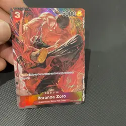 One Piece CCG Roronoa Zoro OP01-025 SR Romance Dawn Alt Art NM - Image 3