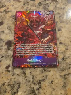 One Piece Carrying On His Will Gol D Roger OP13-064 Alternate Alt Art NM - Image 4