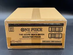#1 One Piece English OP14-EB04 The Azure Sea's Seven Booster Pack Case Sealed - Image 1