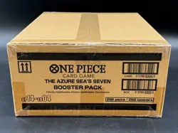 #1 One Piece English OP14-EB04 The Azure Sea's Seven Booster Pack Case Sealed - Image 3