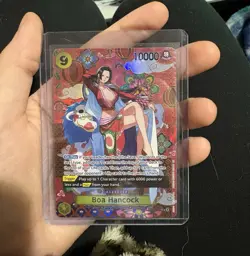 Boa Hancock FOIL OP14-112 SP SPECIAL RARE The Azure Sea's Seven MINT Unplayed SR - Image 1