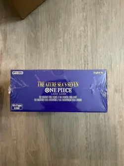 NEW SEALED ENGLISH One Piece OP14 The Azure Sea’s Seven Booster Box - Image 2