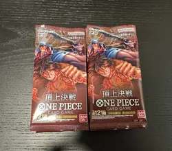 X2 One Piece TCG OP-02 Japanese Booster Pack US SELLER | Lot Of Two Packs - Image 1