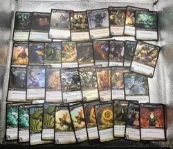 Lot of 36 World Of Warcraft Tcg 2007 Cards Good/foil Cards - Image 1