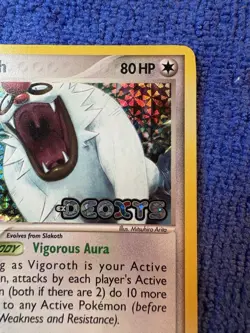 Vigoroth 50/107 Deoxys Reverse Holo- Card #KK-001 - Image 5