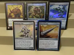 5 Holo Foil MTG Artifact Cards - Magic The Gathering - High Value - Image 1