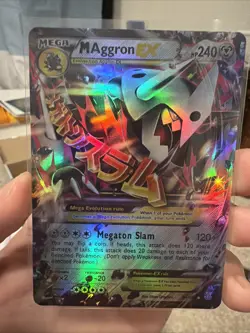 Pokemon TCG M Aggron EX Ultra Rare Card 94/160 XY Primal Clash - Image 1