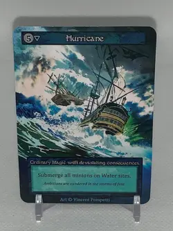 Sorcery Contested Realm: Alpha Stormy Seas (Hurricane) Sample Card - Image 1