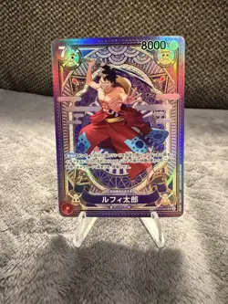 ONE PIECE Card Luffy-Tarou SR ST18-005 SP PAR Fist of Divine Speed OP11 JP - Image 1