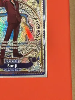 Sanji SEC OP06-119 SP Parallel A Fist of Divine Speed ONE PIECE Card English NM - Image 5