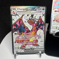 2 Charizard ex 056 Sv: Scarlet & Violet Promo Cards Holos - Image 1