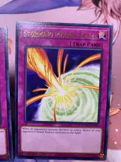 Storming Mirror Force Trap Card Lot MAGO-EN096 Foil 1st Edition 3 Cards - Image 3