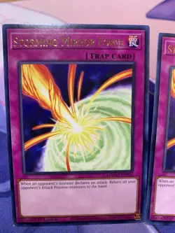 Storming Mirror Force Trap Card Lot MAGO-EN096 Foil 1st Edition 3 Cards - Image 4
