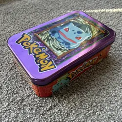 Topps TV Animation Nintendo Edition Pokemon 1999 Bulbasaur Collectible Card Tin - Image 2